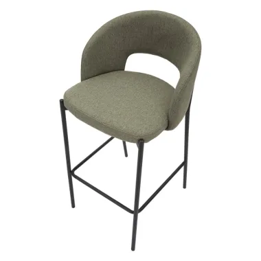 Stołek Barowy Helsinki Zielony Zestaw 2 szt 50 52 99 cm